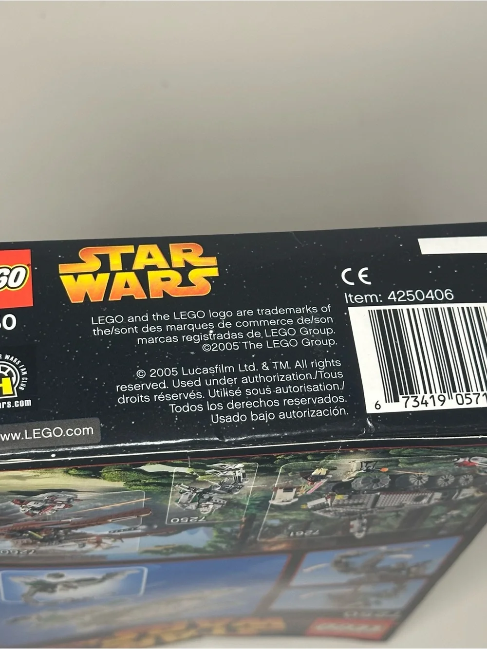 LEGO Star Wars 7250 Clone Scout Walker Building Set Factory-Sealed Retired NEW